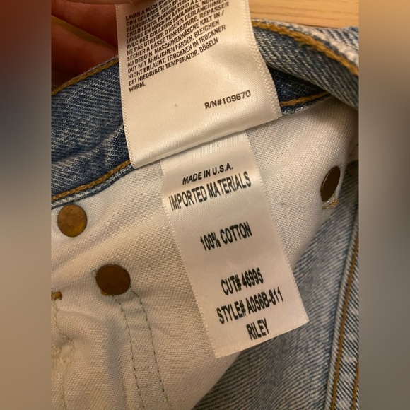 Agolde Riley denim, size 24 - Picture 5 of 6